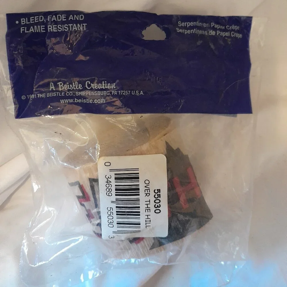 FREE WITH PURCHASE!! - Vintage 1991 Over the hill Streamer NWT